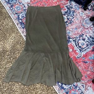 J Jill Suede Mermaid Skirt Size 8